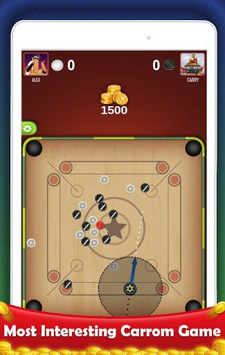 Carrom Board Disc Pool Game - Gameplay image of android game