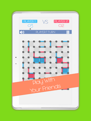 Dots and Boxes game - Gameplay image of android game