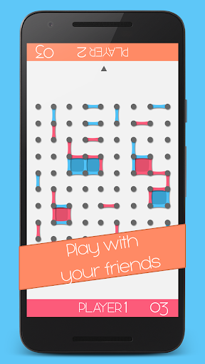 Dots and Boxes game - Gameplay image of android game