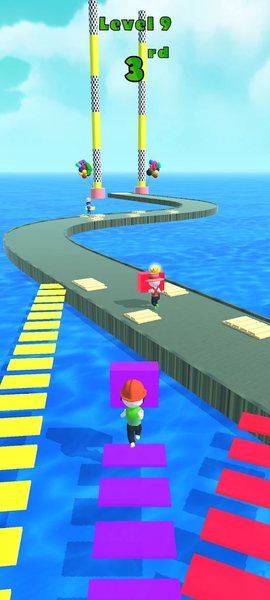 Stack Race 3D: Shortcut Stack - Gameplay image of android game