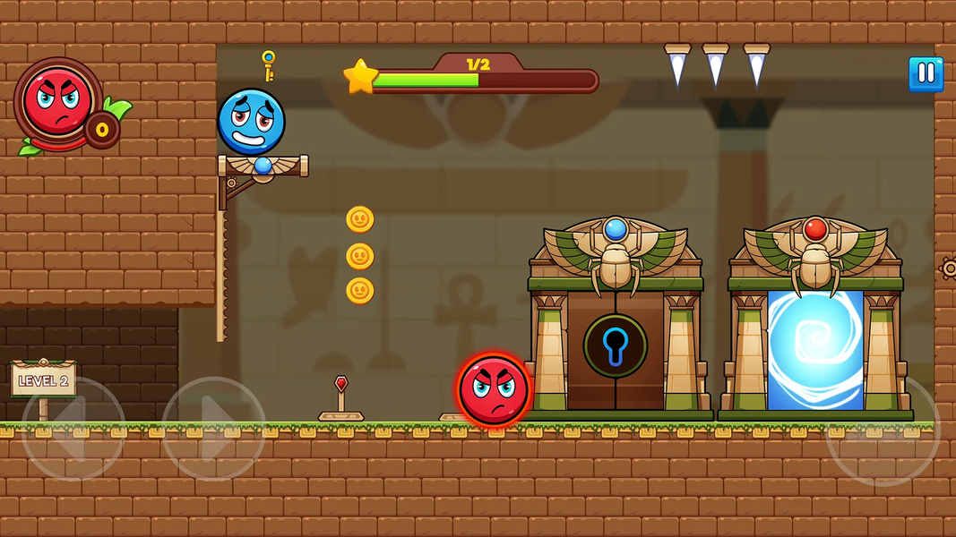 Red and Blue: Twin Color Ball - عکس بازی موبایلی اندروید