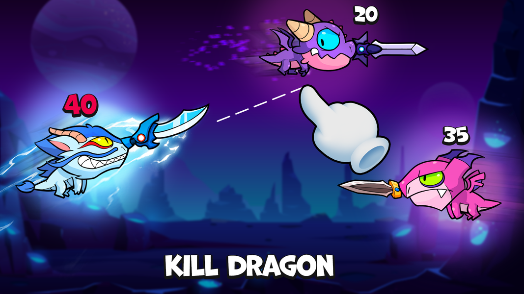 Dragon.IO: Sky Survival Battle - Gameplay image of android game