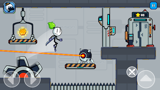 Stick Fight - Prison Escape - Gameplay image of android game