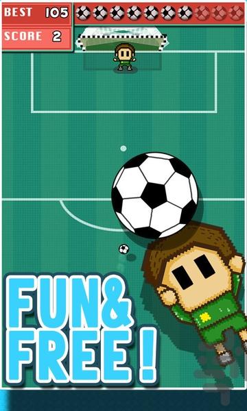 دروازه‌ بان فوتبال - Gameplay image of android game