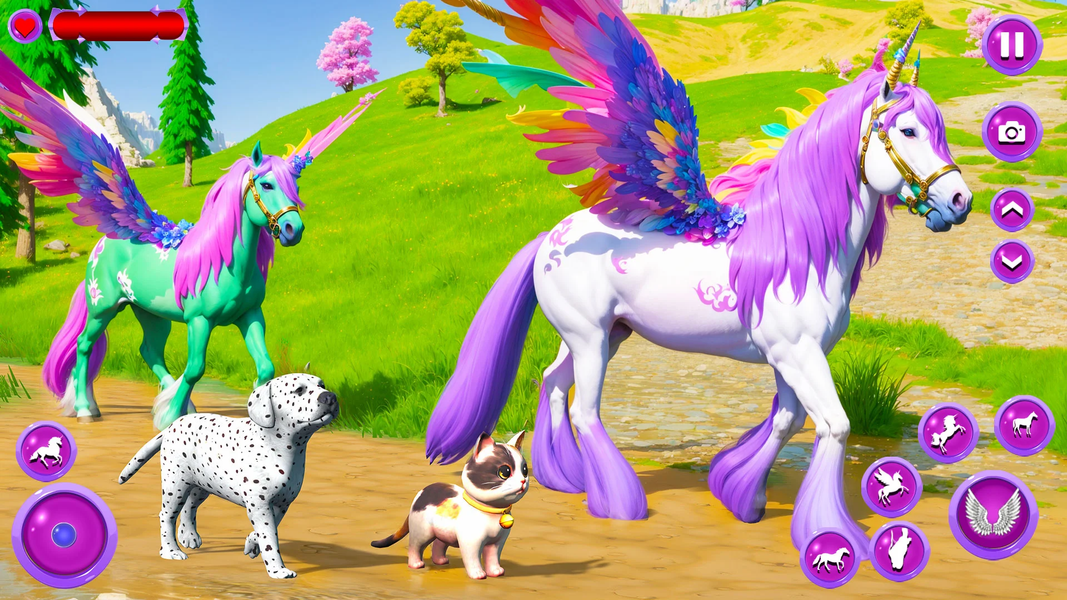 My Unicorn Flying Horse Care - عکس بازی موبایلی اندروید
