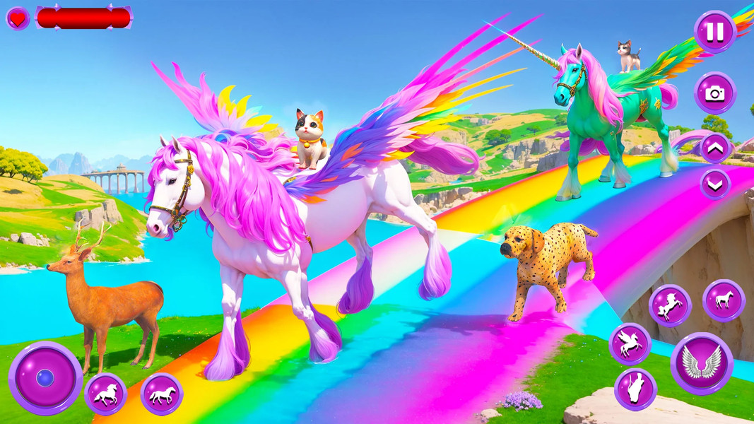My Unicorn Flying Horse Care - عکس بازی موبایلی اندروید