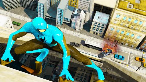 Amazing Frog Flying Spide Hero - Gameplay image of android game