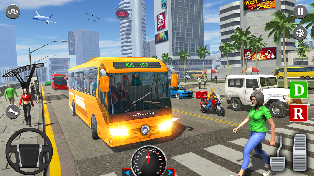 US Bus Simulator Bus Driving - Gameplay image of android game