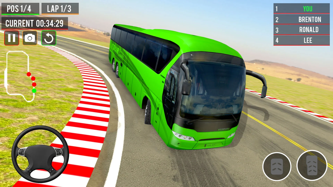 Coach Bus Games City Bus Sim - Gameplay image of android game