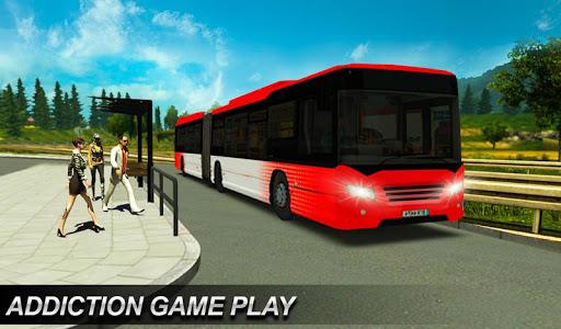 Real Euro City Bus Simulator 2020 - Gameplay image of android game