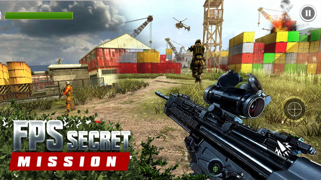 FPS Secret Mission Strike : Te - عکس بازی موبایلی اندروید