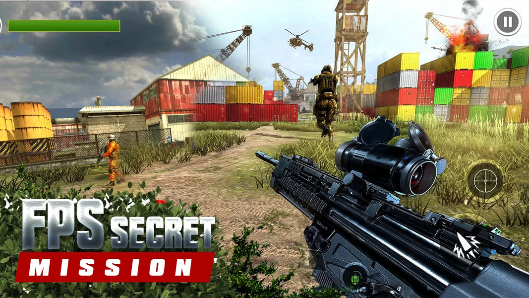 FPS Secret Mission Strike : Te - Gameplay image of android game