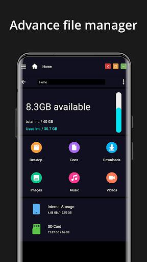 Dark Mode Launcher - Image screenshot of android app