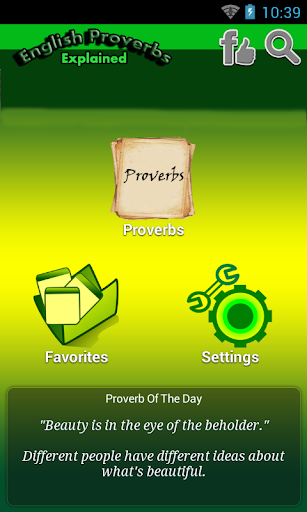 English Proverbs Explained - Image screenshot of android app