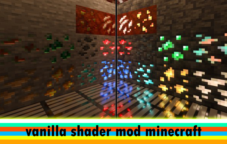 vanilla shader for minecraft - Image screenshot of android app