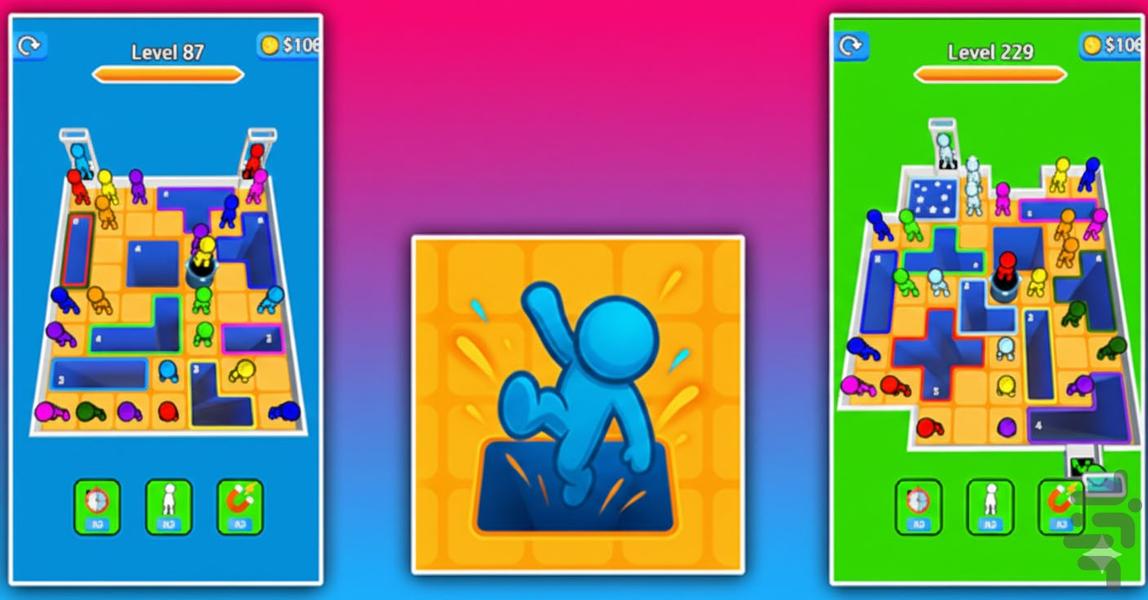 سقوط چی - Gameplay image of android game