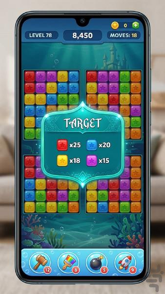 رنگچین - Gameplay image of android game