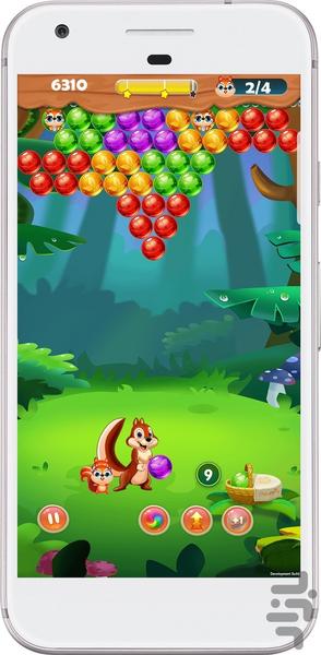 سنجاب حباب باز - Gameplay image of android game