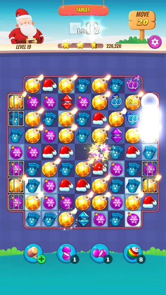 Christmas NewYear Match Game - Gameplay image of android game