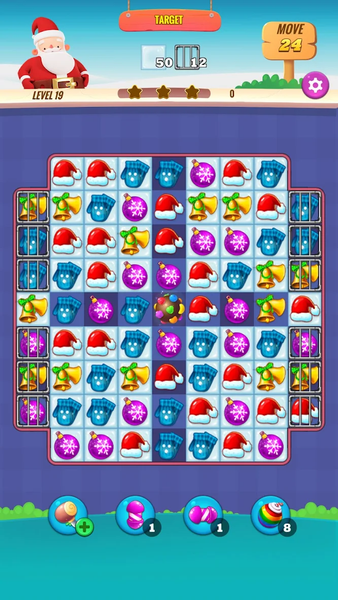 Christmas NewYear Match Game - Gameplay image of android game