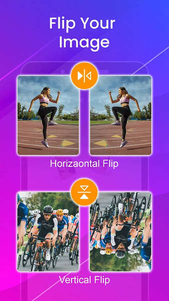 Mirror Image - Flip Image - عکس برنامه موبایلی اندروید