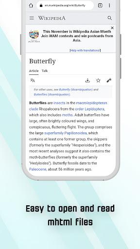 MHT/MHTML Reader & PDF Convert - Image screenshot of android app