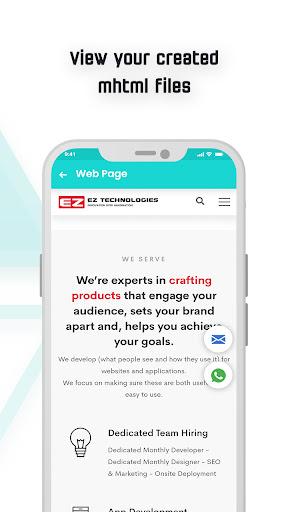 MHT/MHTML Reader & PDF Convert - Image screenshot of android app