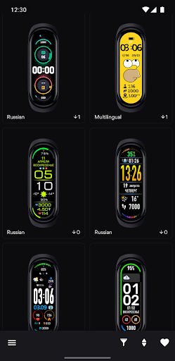 Mi Band 6 Watch Faces - Image screenshot of android app