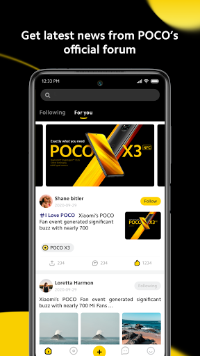 POCO Community - شبکه‌ی اجتماعی پوکو - Image screenshot of android app