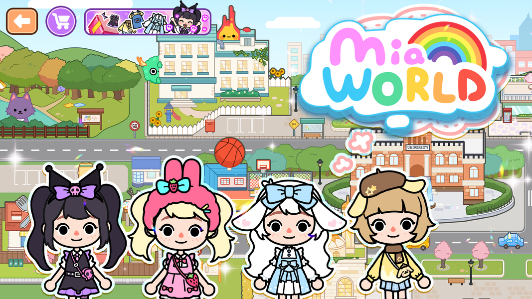 Mia World - Makeover Life - Gameplay image of android game