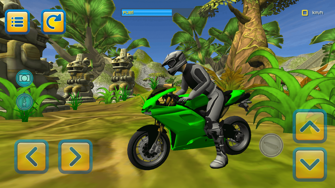 Jungle Motorbike Jumping 3D - Gameplay image of android game