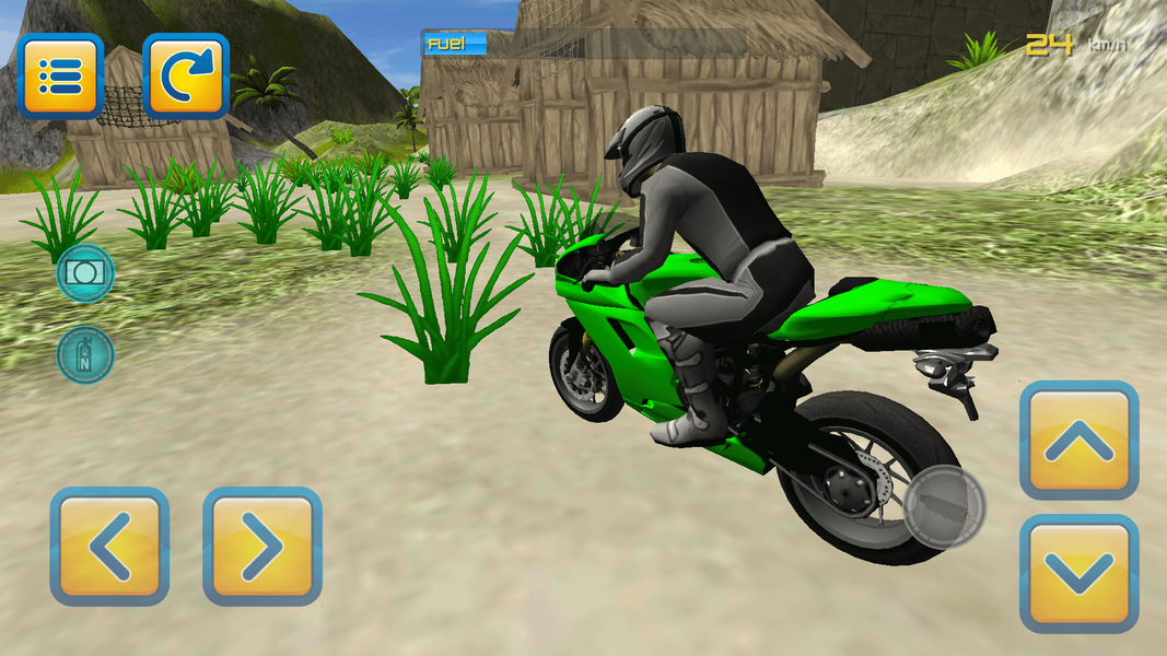Jungle Motorbike Jumping 3D - Gameplay image of android game