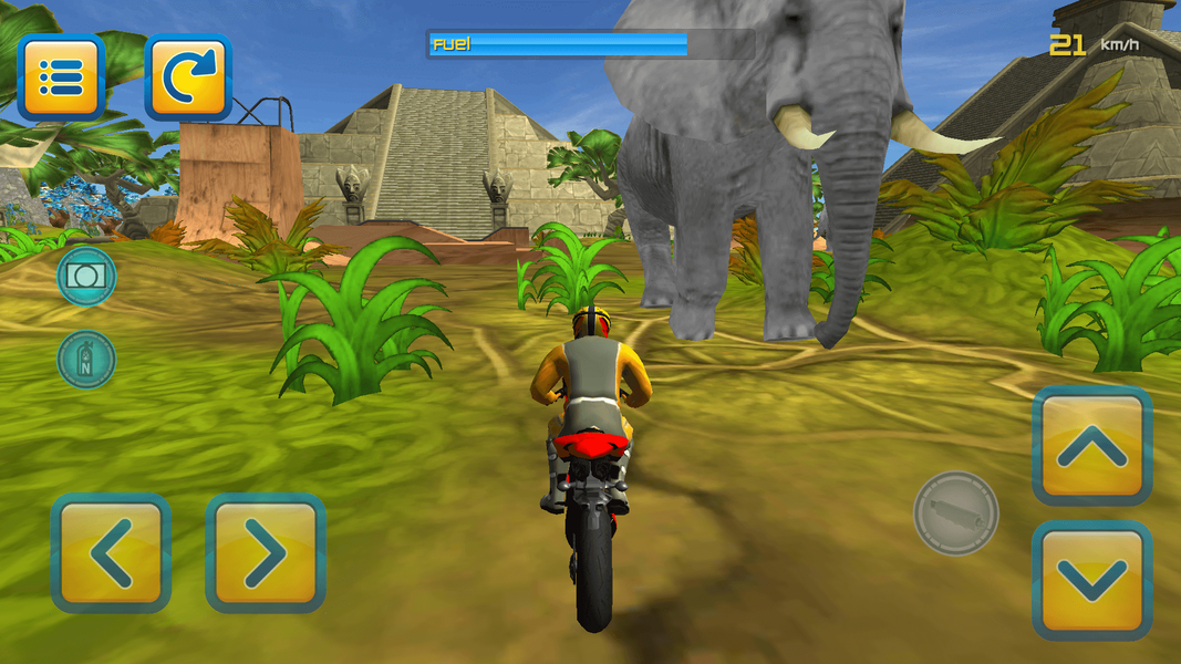 Jungle Motorbike Jumping 3D - عکس بازی موبایلی اندروید