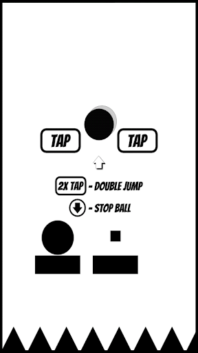 Impossible Ball - bouncy dash - Gameplay image of android game