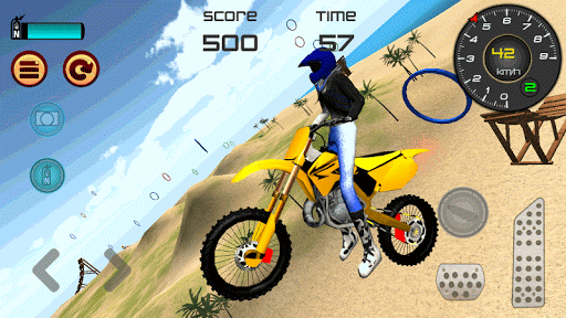 Motocross Beach Jumping - موتورسواری - عکس بازی موبایلی اندروید