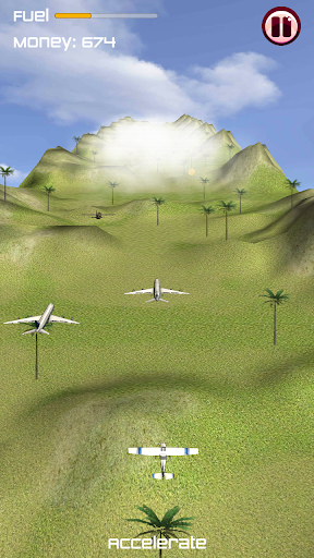 Plane Traffic Race 3D - in Air - Gameplay image of android game