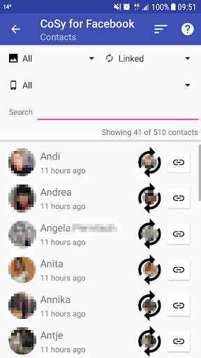 CoSy - Contact Sync - عکس برنامه موبایلی اندروید