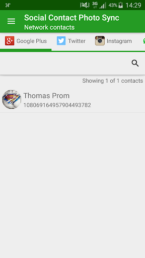 Social Contact Photo Sync - عکس برنامه موبایلی اندروید