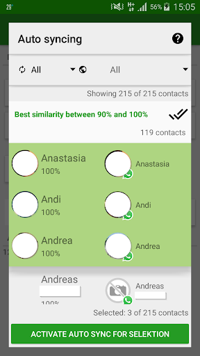 Social Contact Photo Sync - عکس برنامه موبایلی اندروید