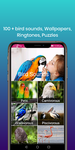 100 Bird sounds - عکس برنامه موبایلی اندروید