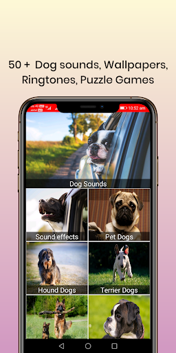 50 Dog sounds - Image screenshot of android app