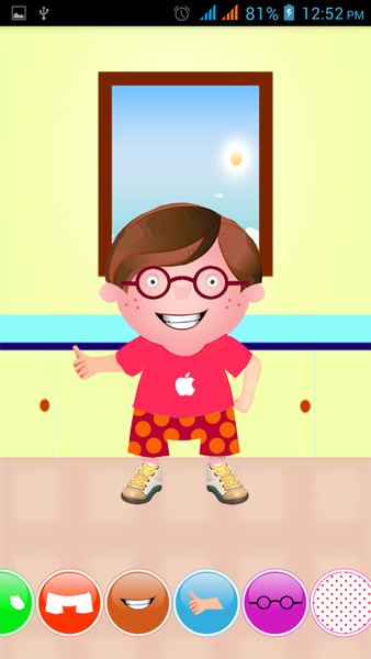 Dress up games for kids - Gameplay image of android game