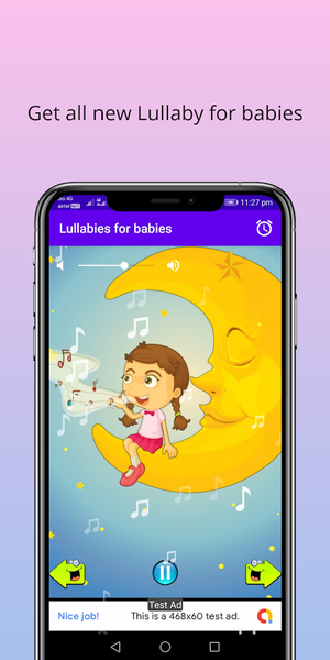 Lullabies for babies - Image screenshot of android app