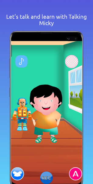 My Talking Micky - Image screenshot of android app