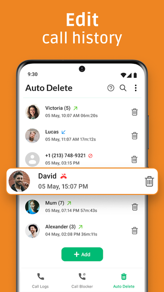 Call Log Editor: Edit & Backup - عکس برنامه موبایلی اندروید