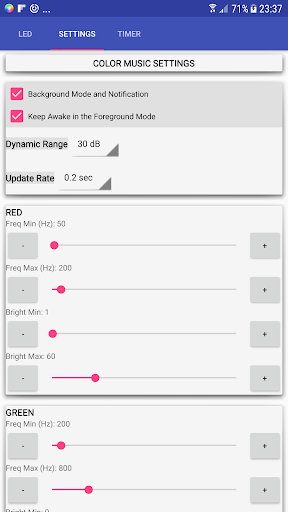 LED Music WiFi - عکس برنامه موبایلی اندروید