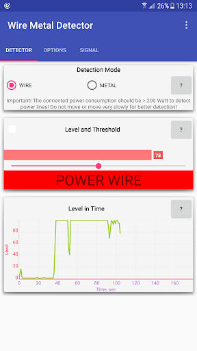 Wire Metal Detector - عکس برنامه موبایلی اندروید