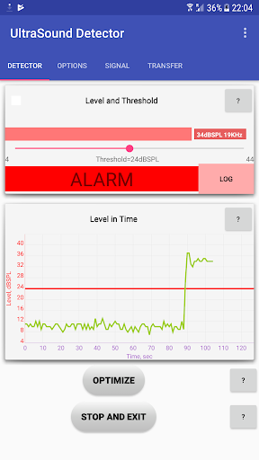 UltraSound Detector - عکس برنامه موبایلی اندروید