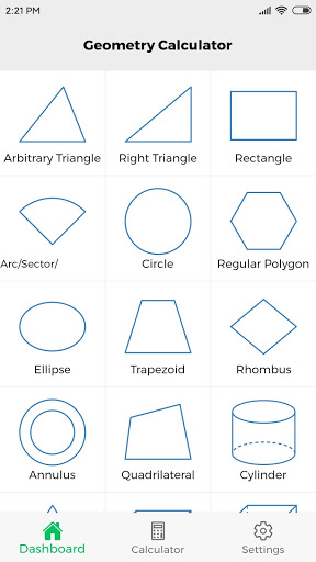 برنامه Geometry Calculator - دانلود | کافه بازار