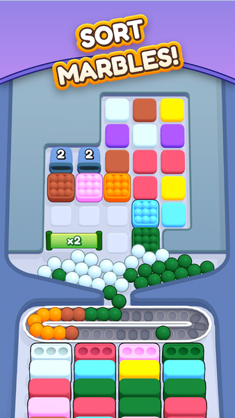 Marble Sort! - Color Puzzle - عکس بازی موبایلی اندروید